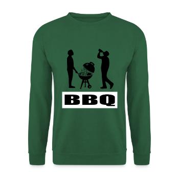 BBQ - Unisex Pullover - Grün - Vorne
