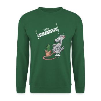 Team Danger-Seeker - Unisex Sweatshirt - green - Front