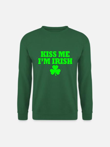 Kiss me im irish - Unisex Sweatshirt - green