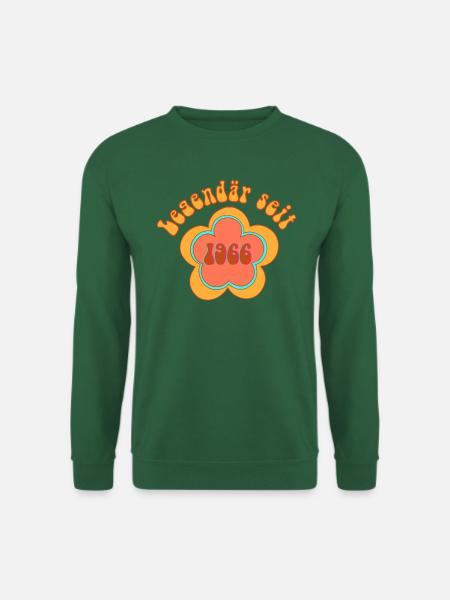 Legendär Seit 1966 Geboren Geburtstag - Unisex Pullover - Grün