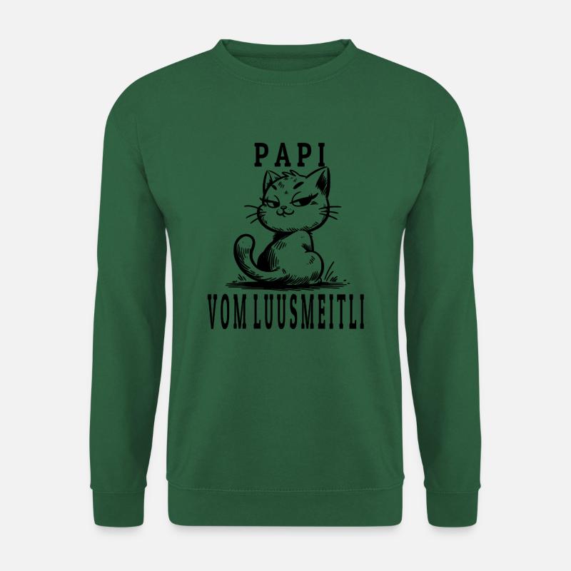 LUUSMEITLI PAPI - MIeze - Unisex Pullover - Grün