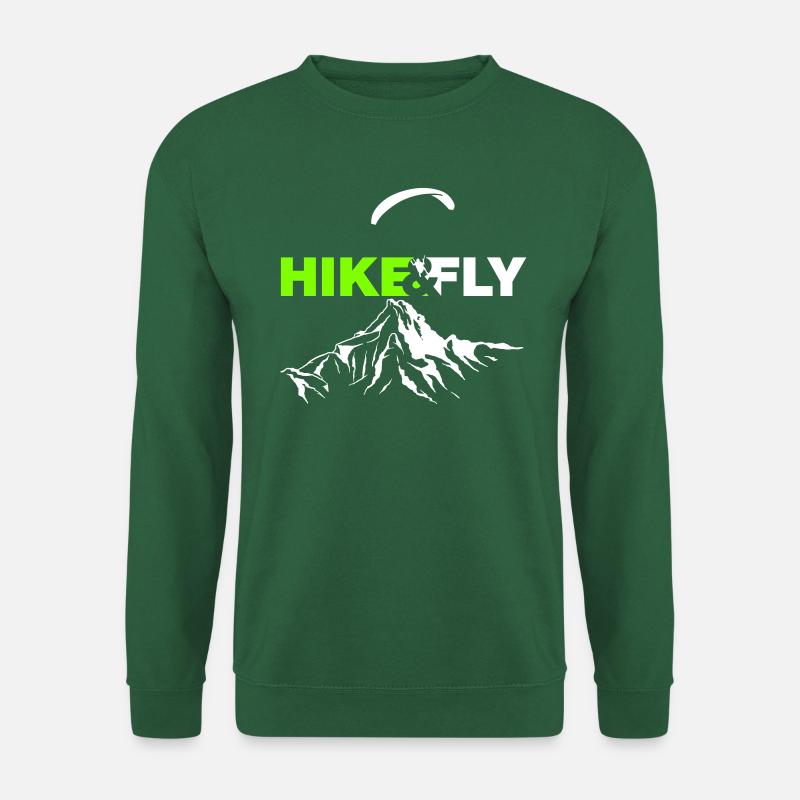 Hike Fly Vector - Sweat-shirt Unisexe - vert foncé