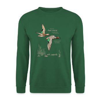 Teals with light lettering - Unisex Sweatshirt - green - Front