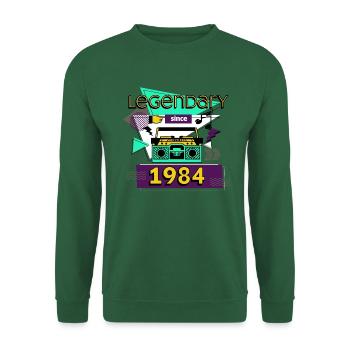legendary since 1984 - Unisex Pullover - Grün - Vorne