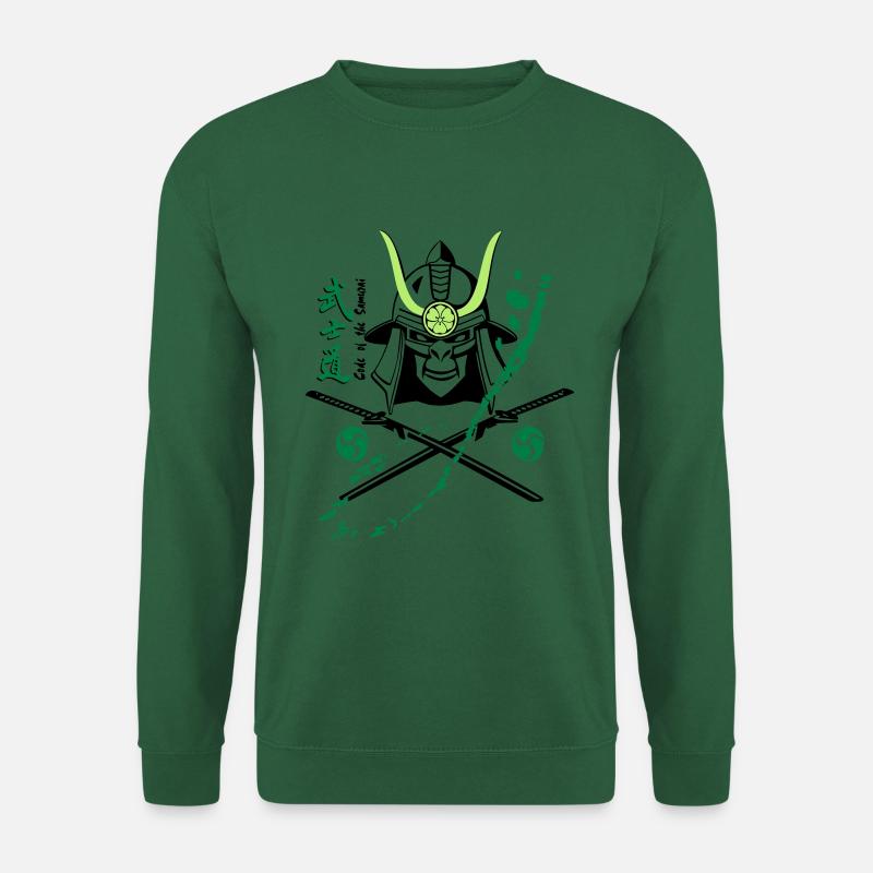 Samurai Helmet Kabuto 7 - Unisex Sweatshirt - green