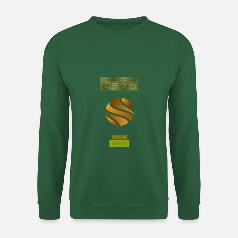 Element Erde Geschenkidee Spirituell - Unisex Pullover - Grün