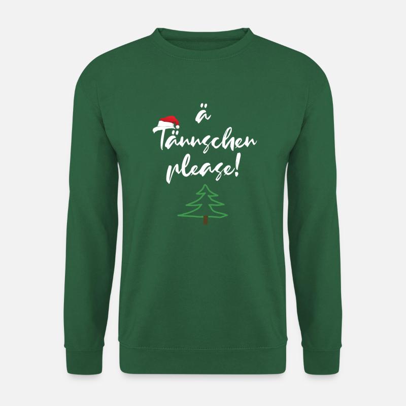 ä tännschen please Weihnachten Geschenk-idee Baum - Unisex Pullover - Grün