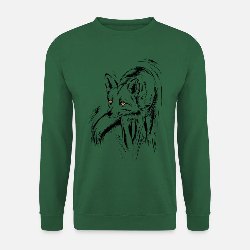 Fuchs, Rotfuchs - Unisex Pullover - Grün