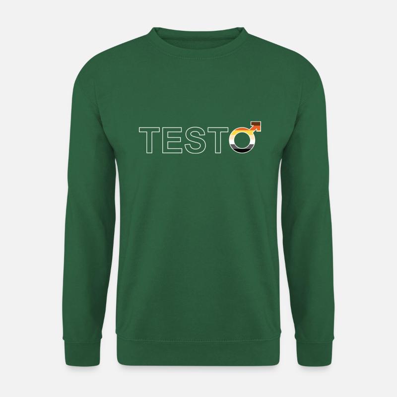 TESTO white - Unisex Pullover - Grün
