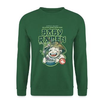 Baby ramen - Sweat-shirt Unisexe - vert foncé - Devant