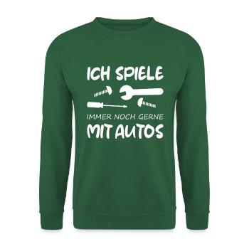 Schrauber Spruch - Auto - Unisex Pullover - Grün - Vorne
