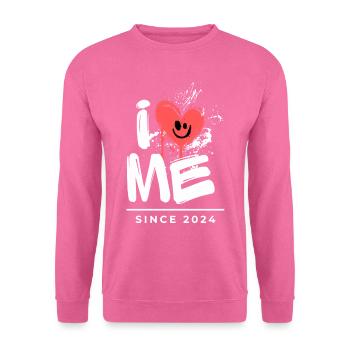 iLoveME Logo - Unisex Pullover - Pink - Vorne
