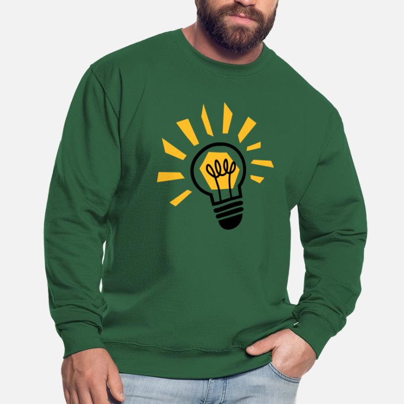 Light bulb - light bulb - ampoule - lamp - light Unisex Sweatshirt