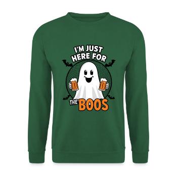 Funny Beer Ghost - Unisex Sweatshirt - green - Front