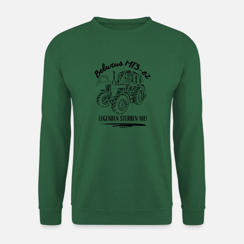 Belarus MTS-82 / DDR Landmaschinen - Unisex Pullover - Grün