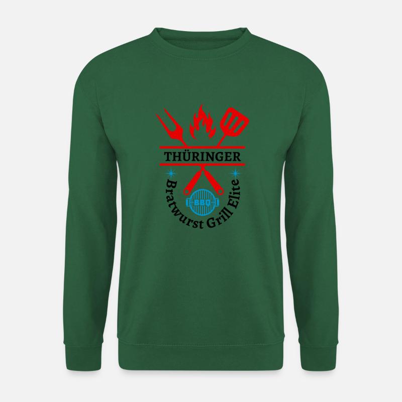 Thüringen-Thüringer Bratwurst Grill Elite - Unisex Pullover - Grün