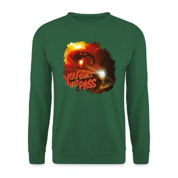 The Lord Of The Rings Gandalf And The Balrog Quote - Unisex Sweatshirt - green - Front