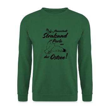 Stralsund Hanseatic city pearl on the Baltic Sea - Unisex Sweatshirt - green - Front