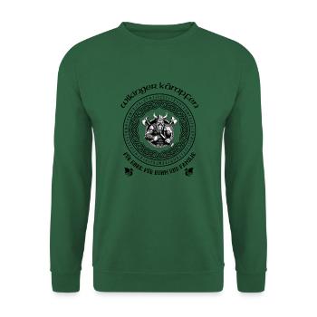 Les Vikings se battent pour l’honneur, pour la gloire et la famille - Sweat-shirt Unisexe - vert foncé - Devant