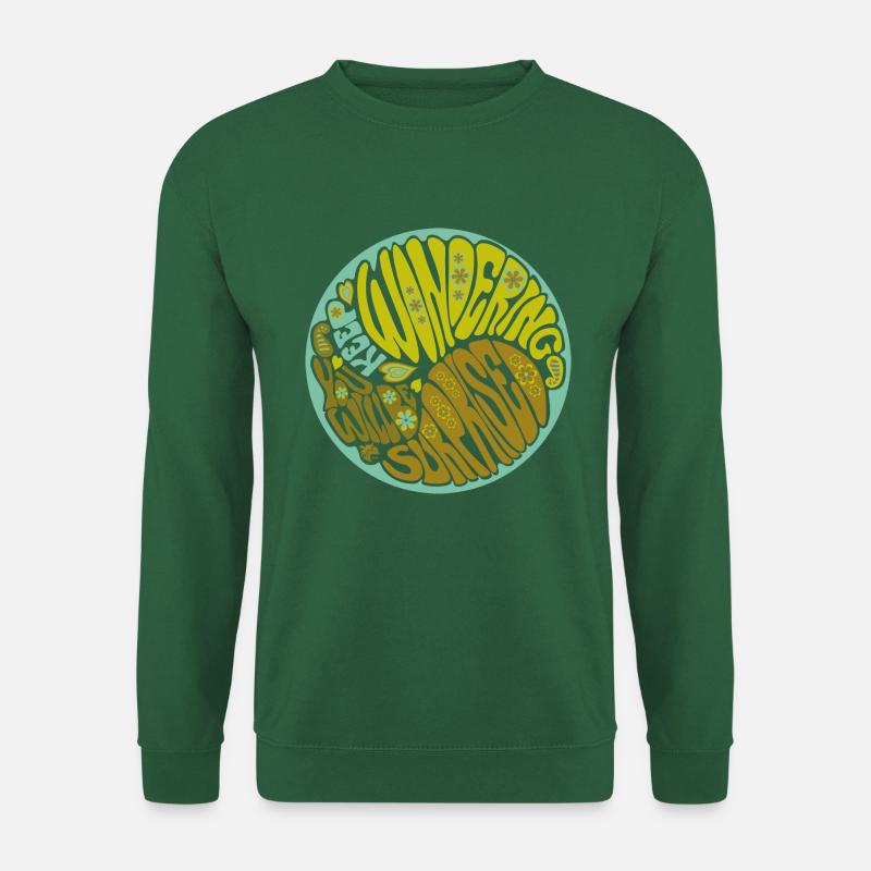 Keep Wondering Green - Unisex Pullover - Grün