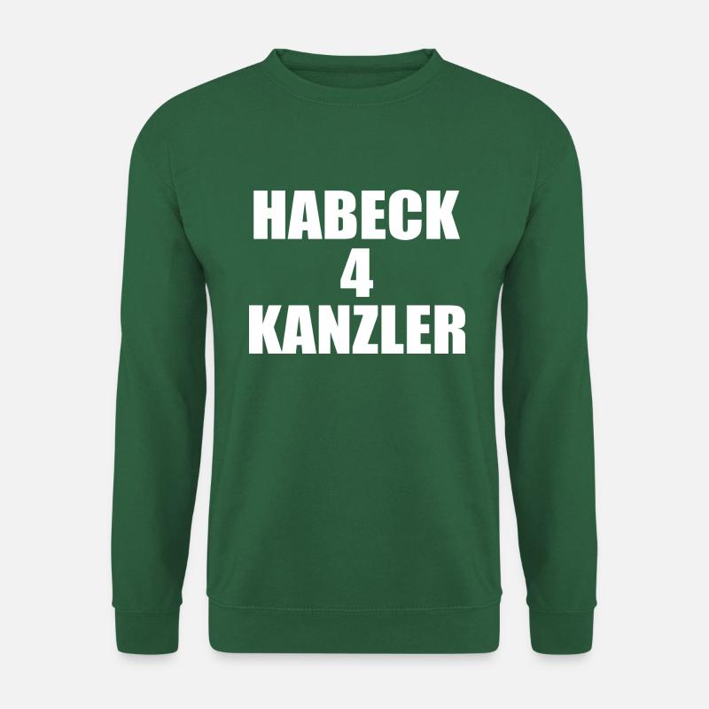 habeck 4 kanzler - Unisex Pullover - Grün