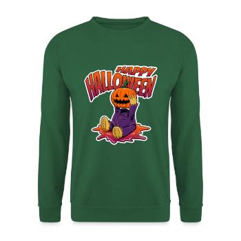 Happy Halloween - Unisex Pullover - Grün - Vorne