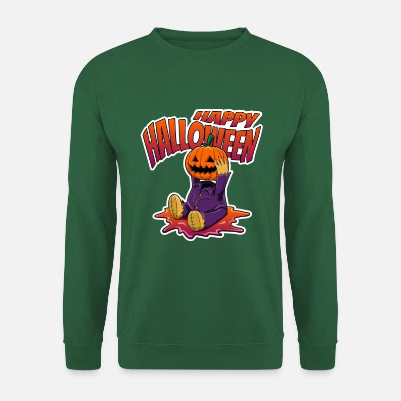 Joyeux halloween - Sweat-shirt Unisexe - vert foncé