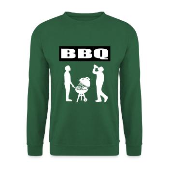 BBQ - Unisex Pullover - Grün - Vorne