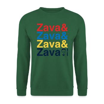 Ted Lasso Zava Schriftzug Bunt - Unisex Pullover - Grün - Vorne