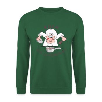 Amateur cook - cook - hobby - Unisex Sweatshirt - green - Front