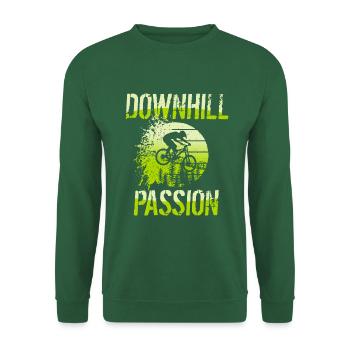 Cadeau VTT descente VTT - Sweat-shirt Unisexe - vert foncé - Devant