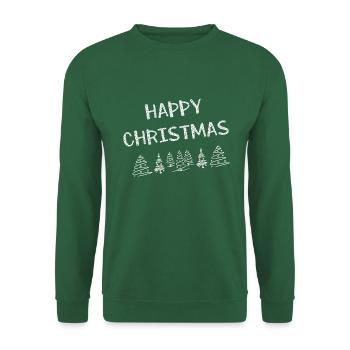 Happy Christmas - Unisex Sweatshirt - green - Front