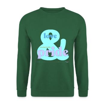 Fierté Iceblue - Sweat-shirt Unisexe - vert foncé - Devant
