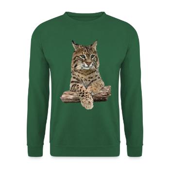 Lynx - Sweat-shirt Unisexe - vert foncé - Devant