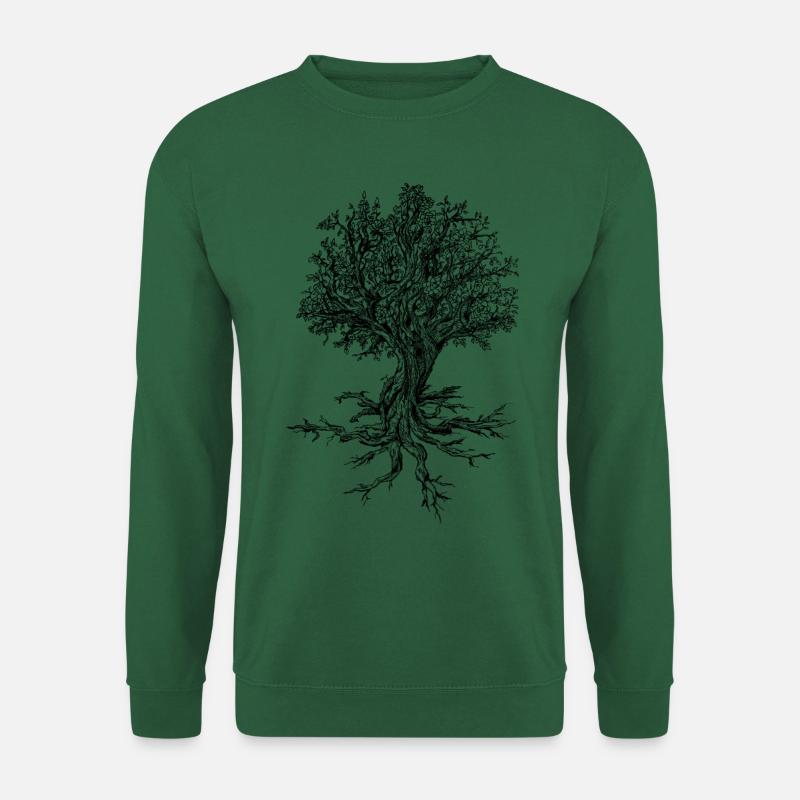 Blühender Baum - Unisex Pullover - Grün