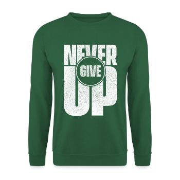 N’abandonnez jamais - Sweat-shirt Unisexe - vert foncé - Devant