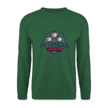 Boule petanque joueur - Unisex Pullover - Grün - Vorne