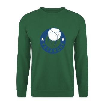 Boule Petanque Logo - Sweat-shirt Unisexe - vert foncé - Devant