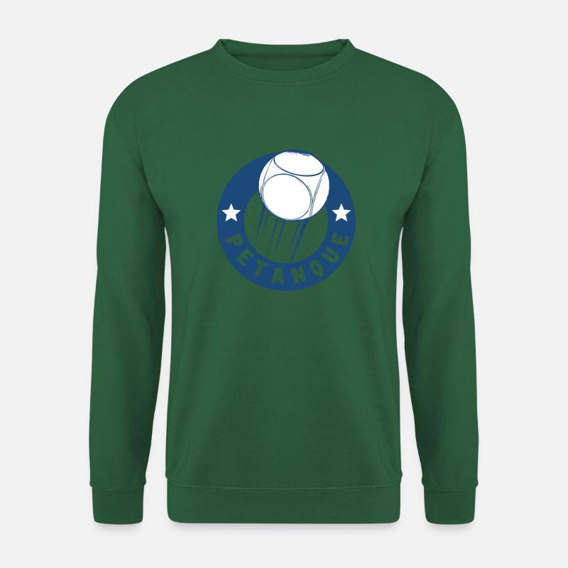 Boule Petanque Logo - Unisex Pullover - Grün