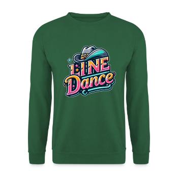 Colorful Line Dance Design - Unisex Sweatshirt - green - Front
