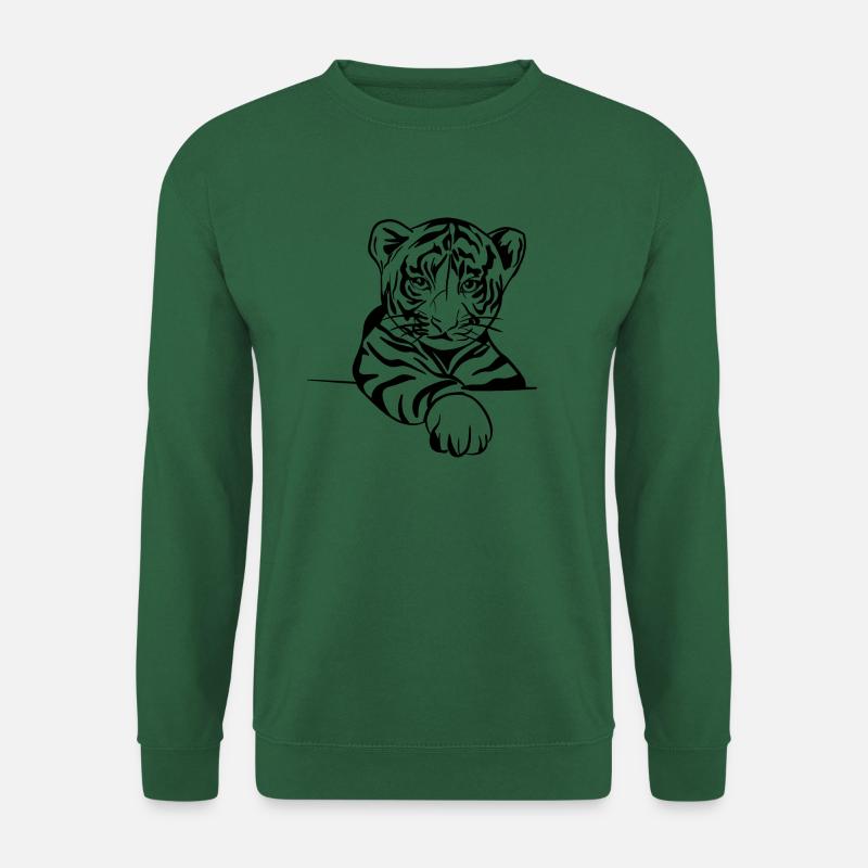 Baby Tiger - Unisex Pullover - Grün