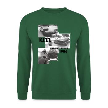 Knight Rider 1986 KITT - Unisex Sweatshirt - green - Front