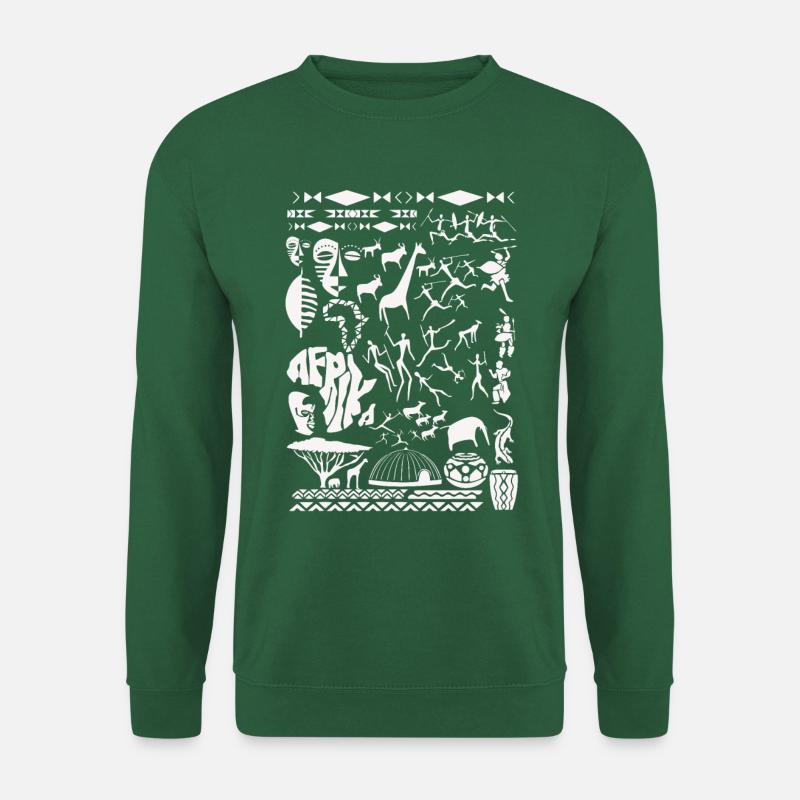 Afrika-Geist - Unisex Pullover - Grün