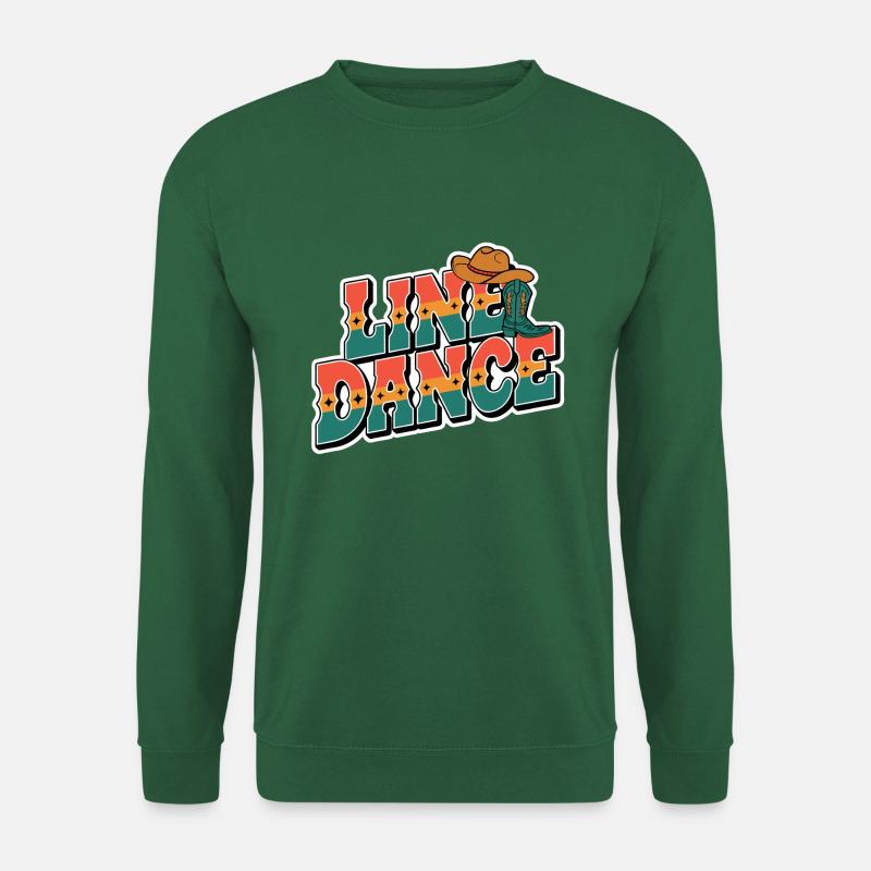 Line Dance Linedance mein Hobby - Unisex Pullover - Grün