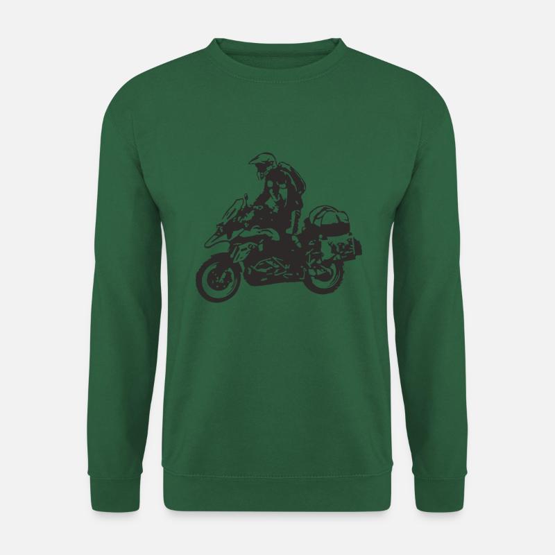 Motorrad Trail Enduro - Unisex Pullover - Grün