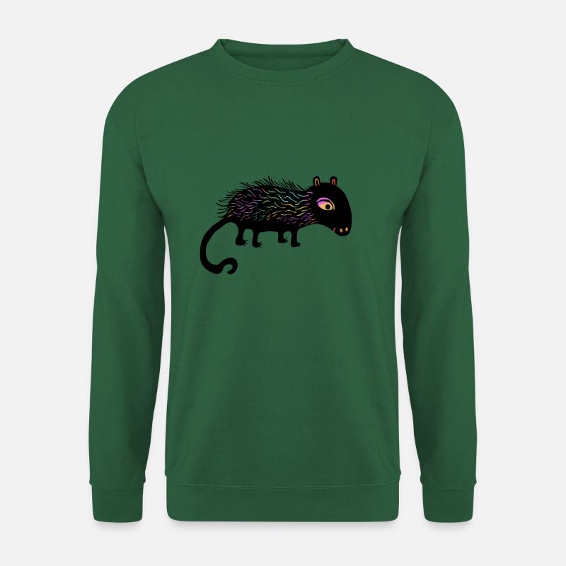 Regenbogenfusseltier - Unisex Pullover - Grün