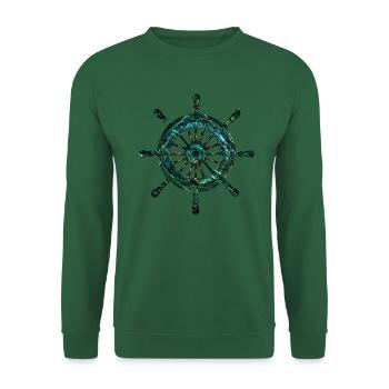 Volant à vis - Sweat-shirt Unisexe - vert foncé - Devant