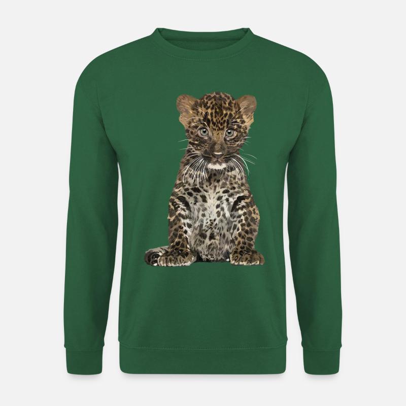 Leopard - Unisex Pullover - Grün