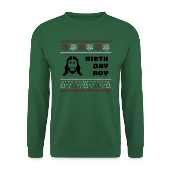 Ugly XMAS · Birthday Boy Christmas - Unisex Sweatshirt - green - Front