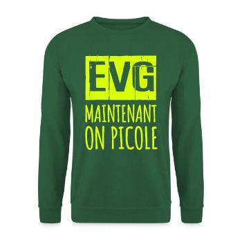 EVG picole alcool humour - Sweat-shirt Unisexe - vert foncé - Devant
